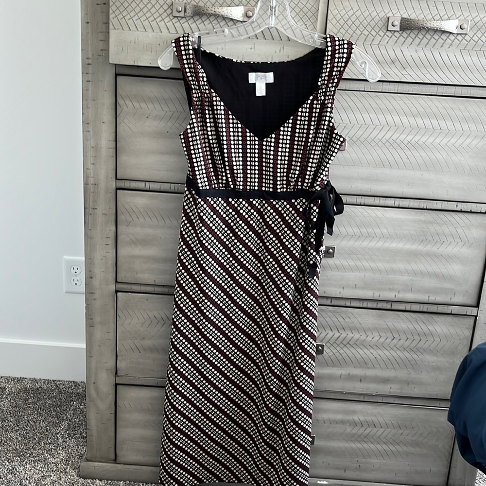 Retro side zip dress